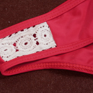 Sexy Brazilian Bikini (Lace Red) - Queenruler