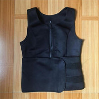 2018 Neoprene Sauna Suit Tank Top Vest Waist Trimmer with Adjustable Waist Trainer Belt Slim Waist Super Quality For Lost Weight - Queenruler