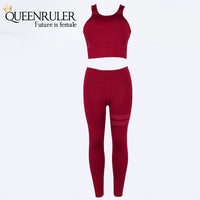 Sexy Two Piece Sporting workout suit Set