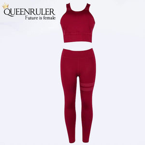 Sexy Two Piece Sporting workout suit Set