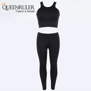 Sexy Two Piece Sporting workout suit Set