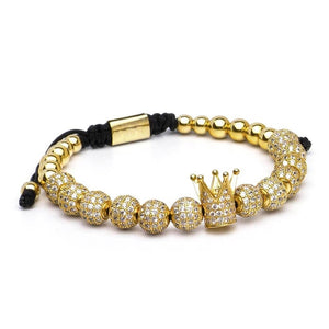 Handmade luxury King's Crown Bracelet