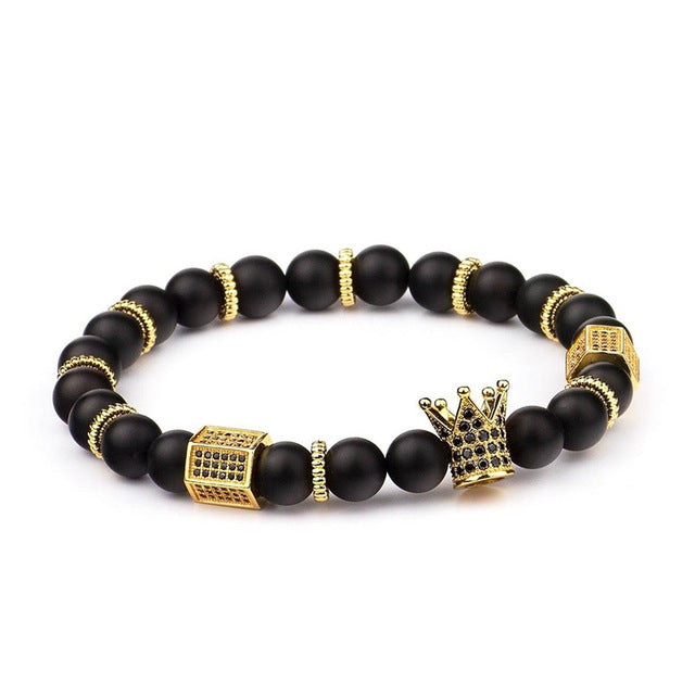 Handmade luxury King's Crown Bracelet
