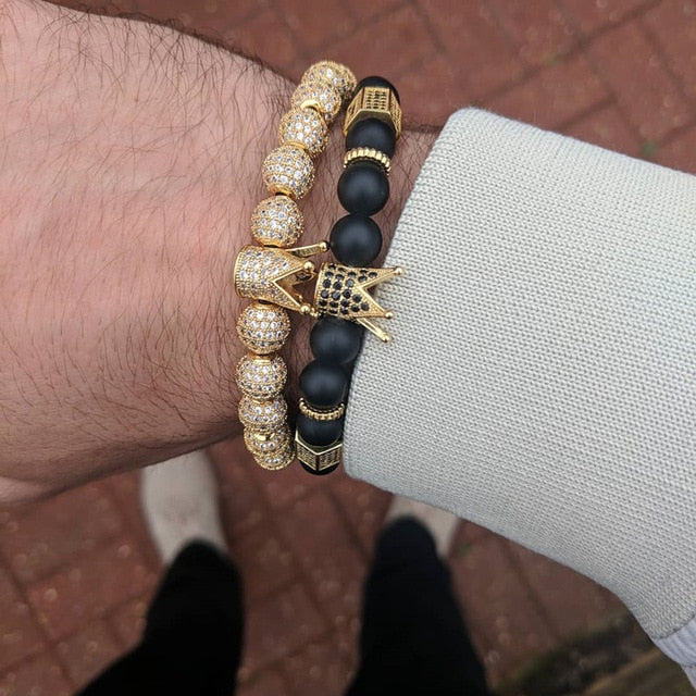 Handmade luxury King's Crown Bracelet
