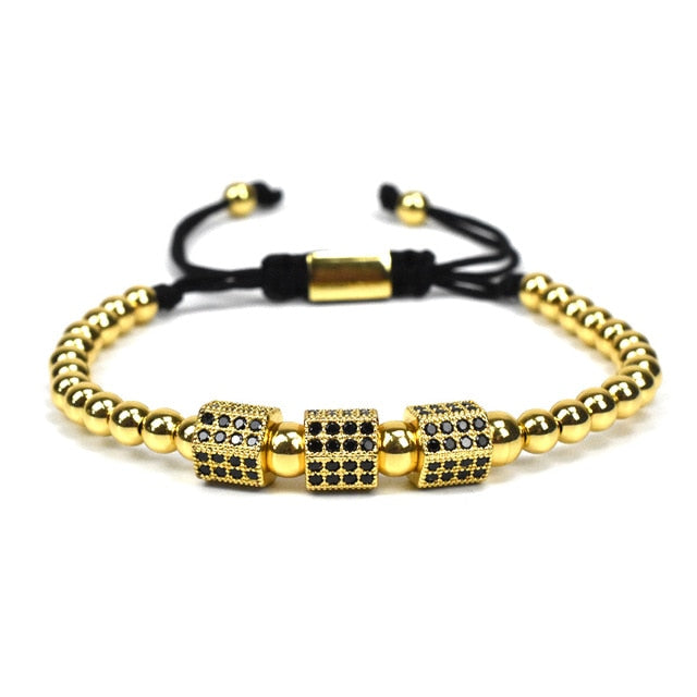 Handmade 3pcs luxury Zircon Bracelet set
