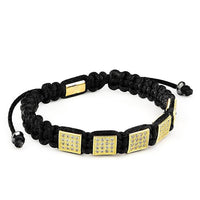 Handmade 3pcs set luxury Zircon titan Bracelet